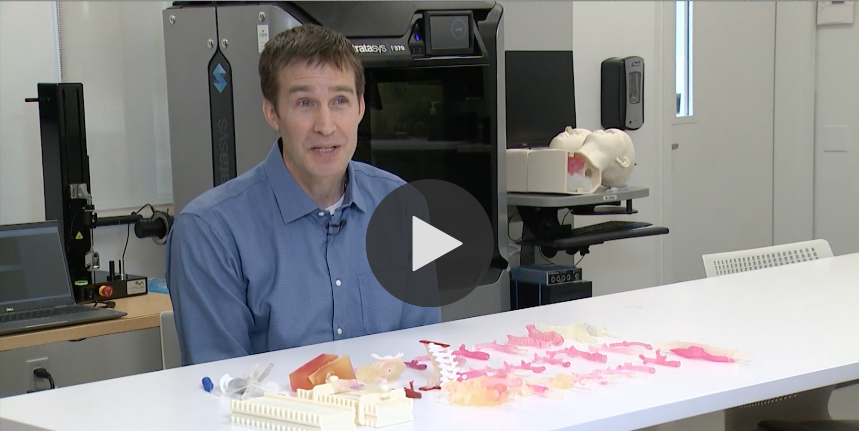 Kaalan Johnson explains use of 3D printing